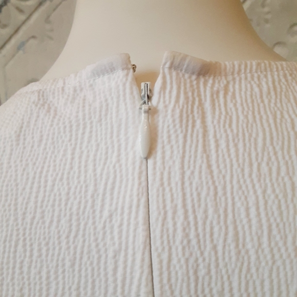 White Crinkled COS Longsleeve Top - Picture 5 of 9